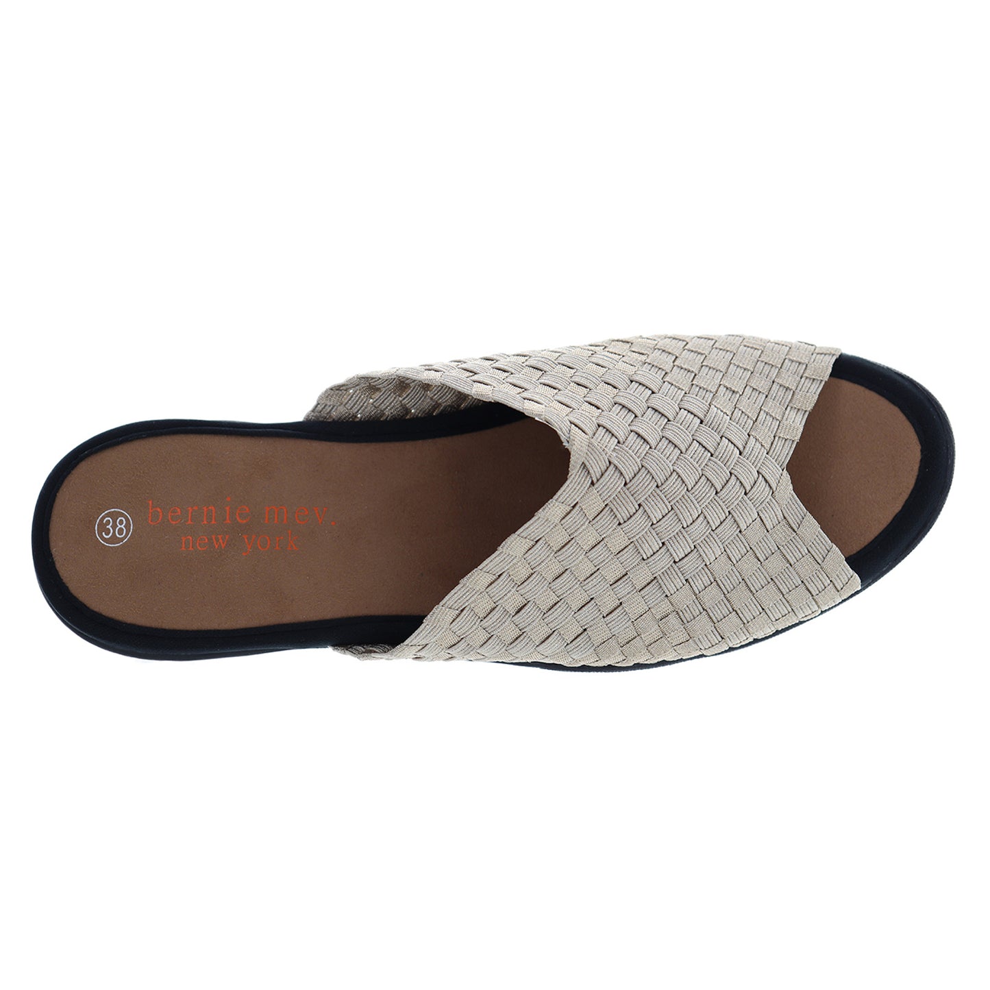 Peltz Shoes  Women's Bernie Mev Bon Bon Sandal LIGHT GOLD BON BON LTGLD