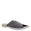 Peltz Shoes  Women's Bernie Mev Bon Bon Sandal SMOKE SHIMMER BON BON SMOKESH
