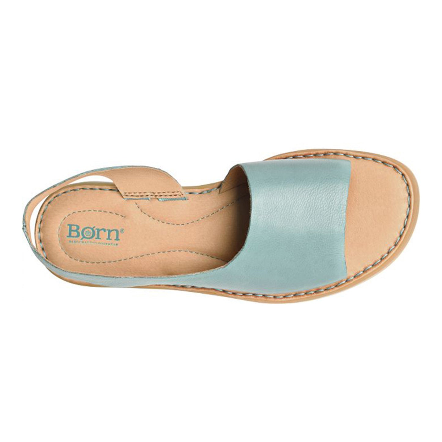 Peltz Shoes  Women's Born Inlet Sandal Turquoise BR0002213