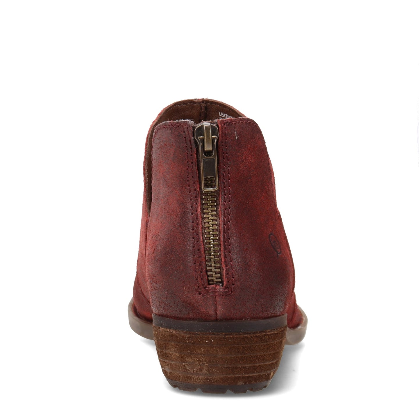 Peltz Shoes  Women's Born Kerri Ankle Boot Red BR0012044