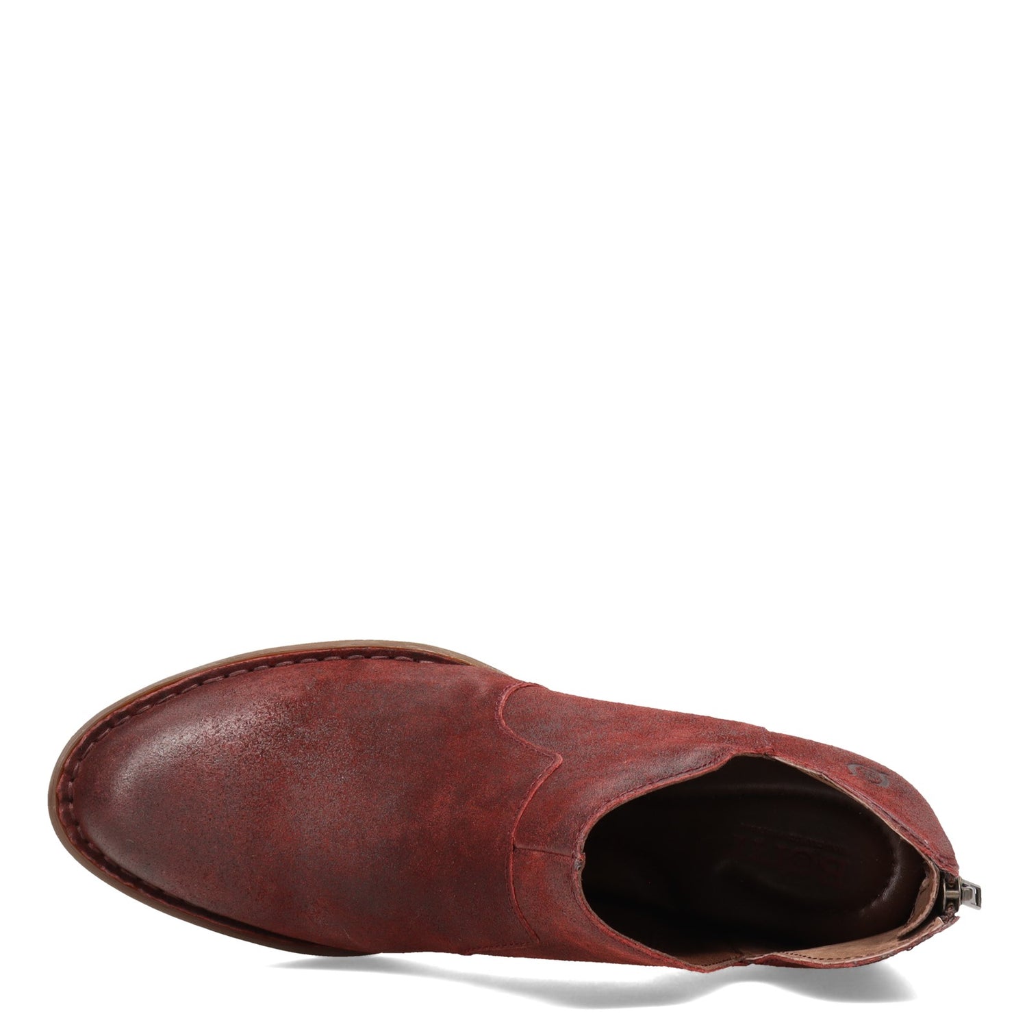 Peltz Shoes  Women's Born Kerri Ankle Boot Red BR0012044