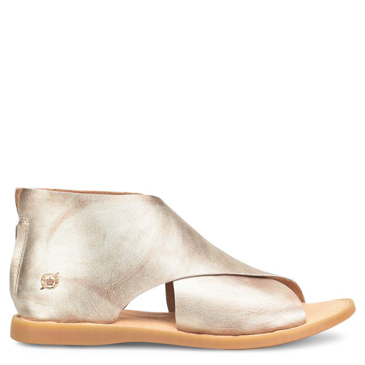 Peltz Shoes  Women's Born Iwa Sandal Gold BR0018470