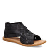 Peltz Shoes  Women's Born Iwa Sandal Black Woven BR0032903