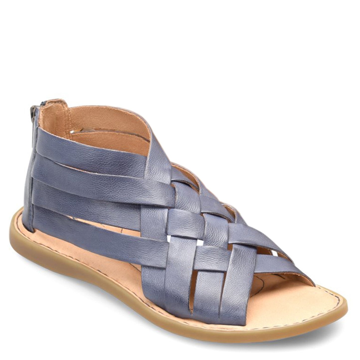 Peltz Shoes  Women's Born Iwa Sandal Navy Weave BR0032934