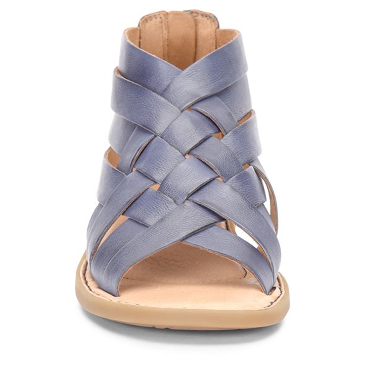Peltz Shoes  Women's Born Iwa Sandal Navy Weave BR0032934