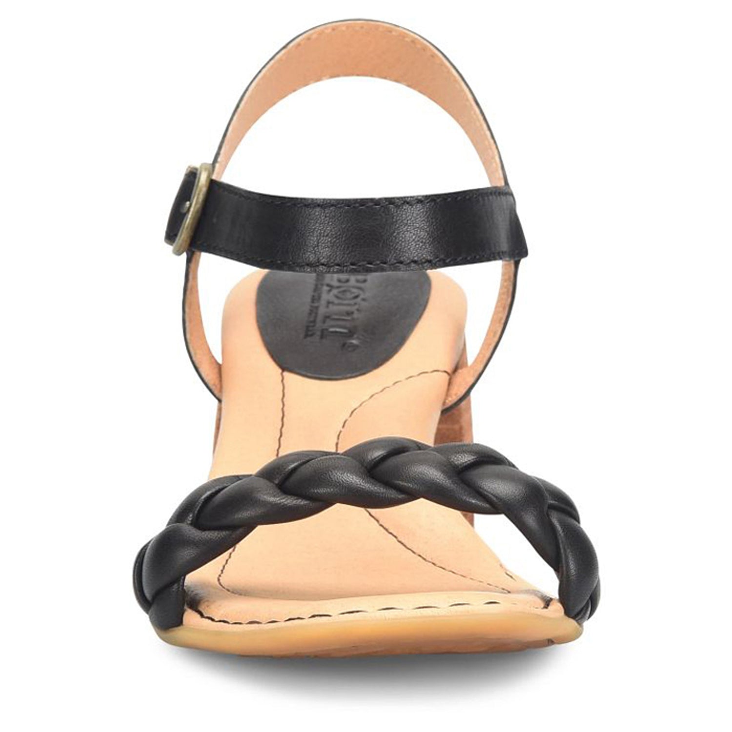 Peltz Shoes  Women's Born Simone Sandal Black BR0045403