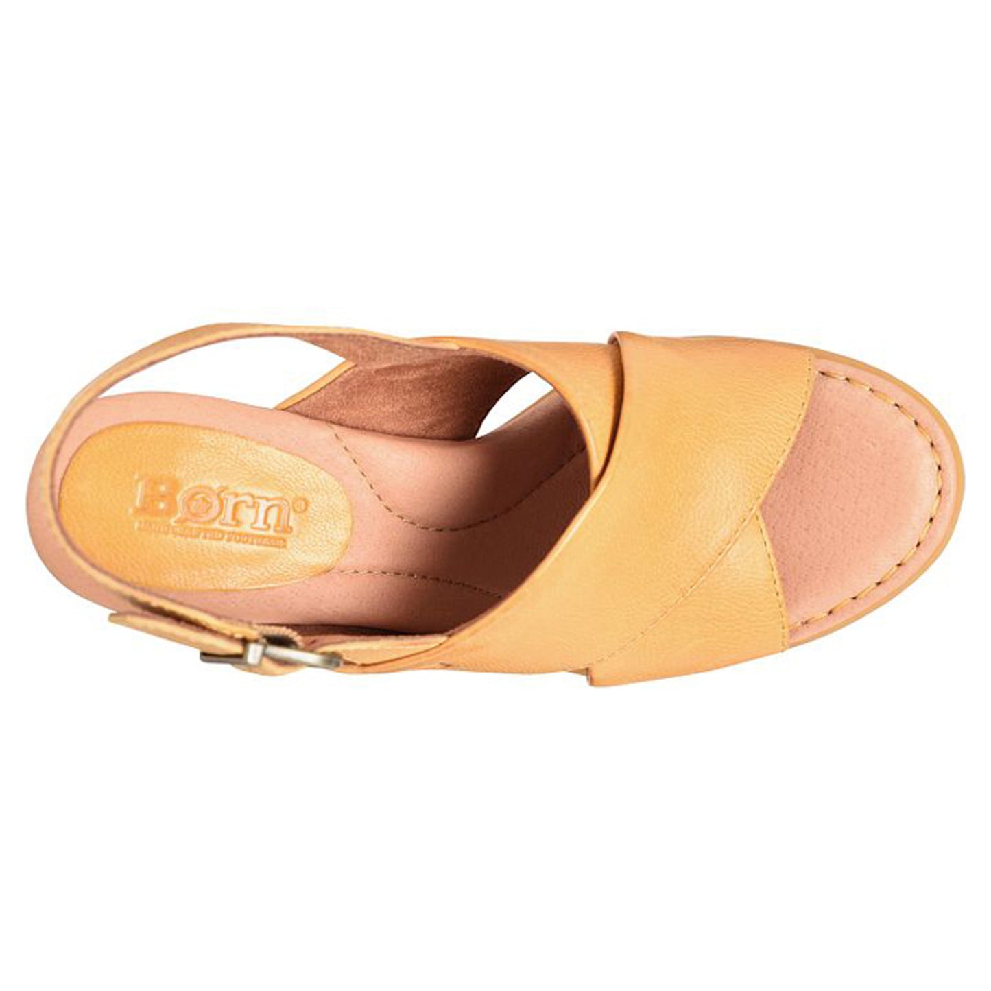 Peltz Shoes  Women's Born Tessa Sandal Yellow BR0045907