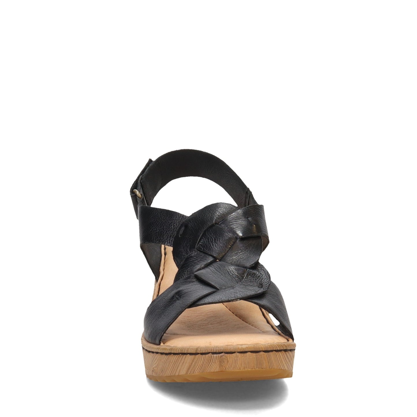 Peltz Shoes  Women's Born Nina Sandal Black BR0046003
