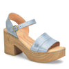 Peltz Shoes  Women's Born Lucca Sandal Dark Blue BR0047774