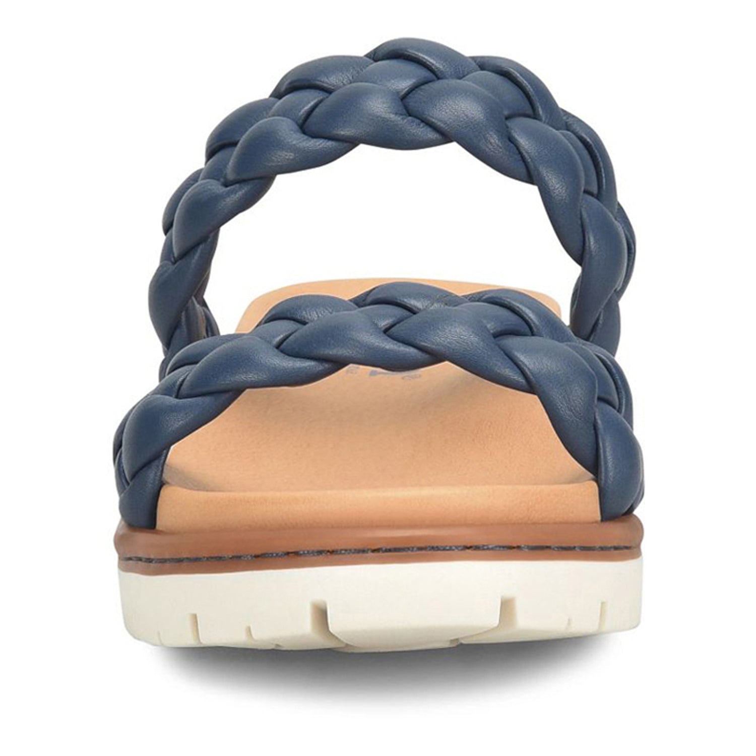 Peltz Shoes  Women's Born Freesia Sandal Navy BR0048134