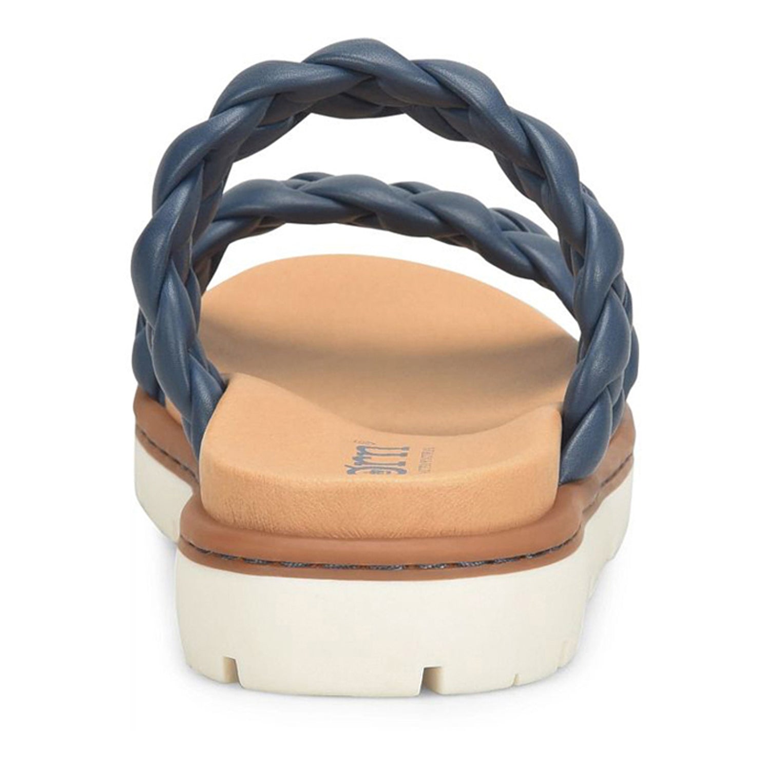 Peltz Shoes  Women's Born Freesia Sandal Navy BR0048134