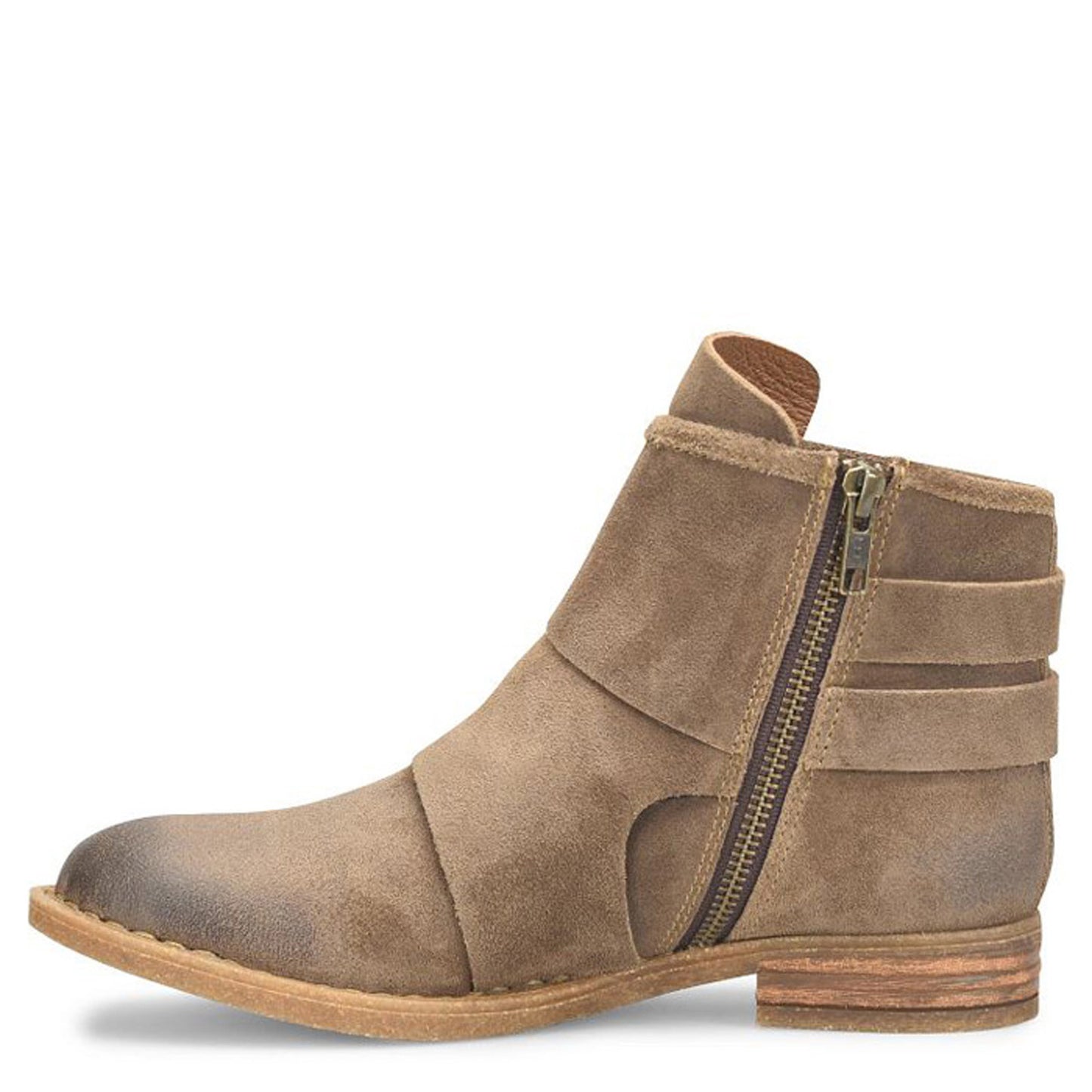 Peltz Shoes  Women's Born Moraga Boot Taupe BR0052755