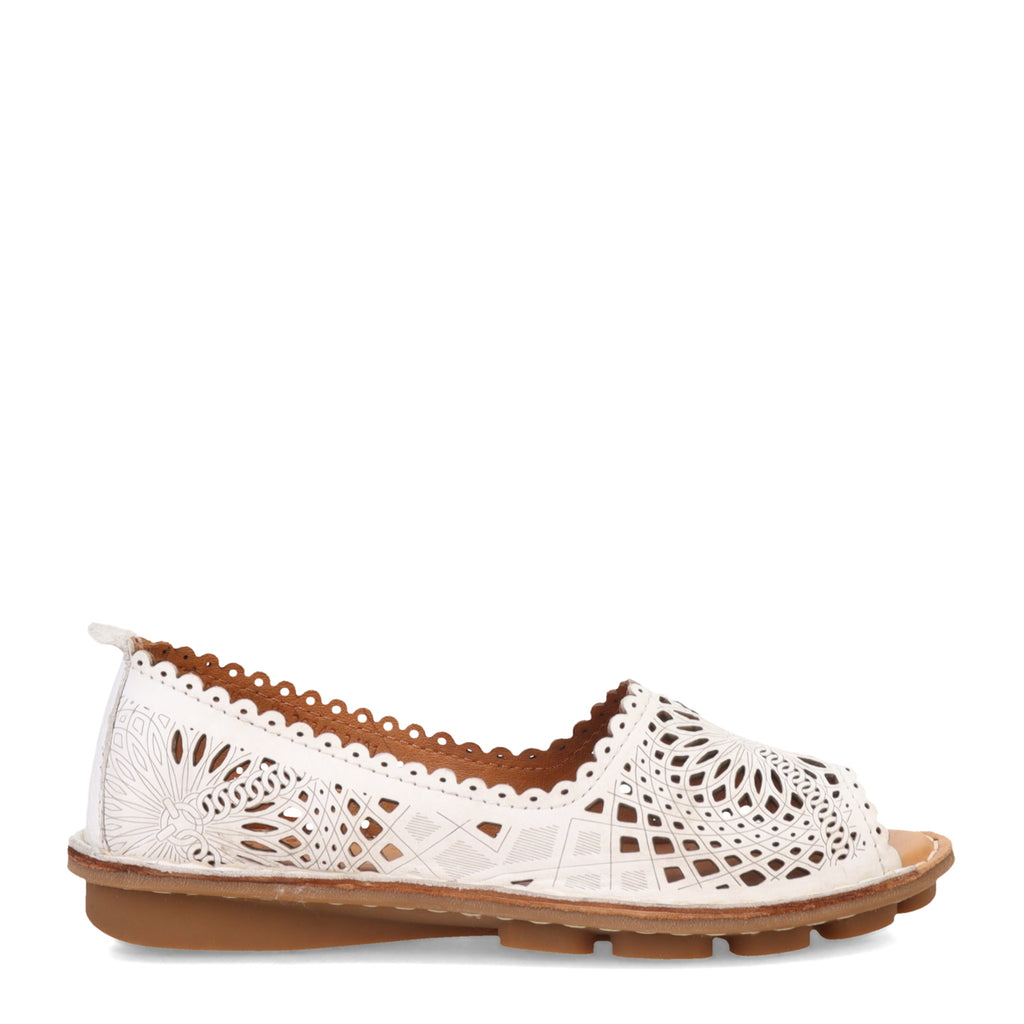 Women's Spring Step Brandal Slip-On WHITE BRANDAL-W