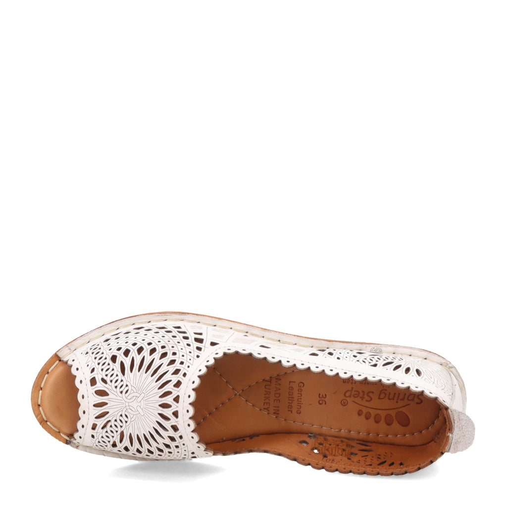 Women's Spring Step Brandal Slip-On WHITE BRANDAL-W