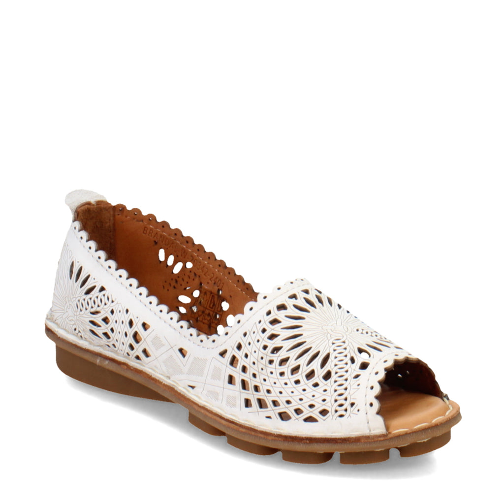 Women's Spring Step Brandal Slip-On WHITE BRANDAL-W