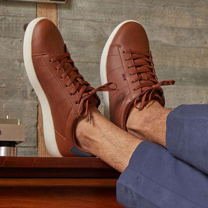 Men's Ben Sherman Hampton Sneaker CHESTNUT NAVY BSMHAMPV-7621