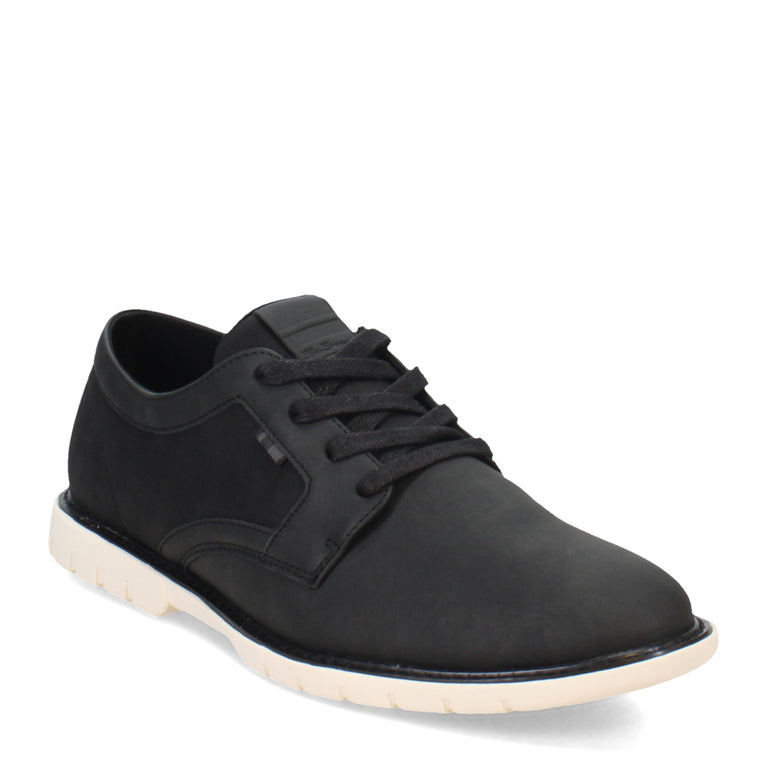 ben sherman dress shoes Windsor Lace Up Plain Toe Oxford 4 eyelet lace up design with subtle red / white / blue fabric detailing on the tongue Ben Sherman Peltz Shoes