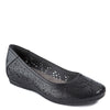 Peltz Shoes  Women's Baretraps Mariah Flat BLACK BT24865