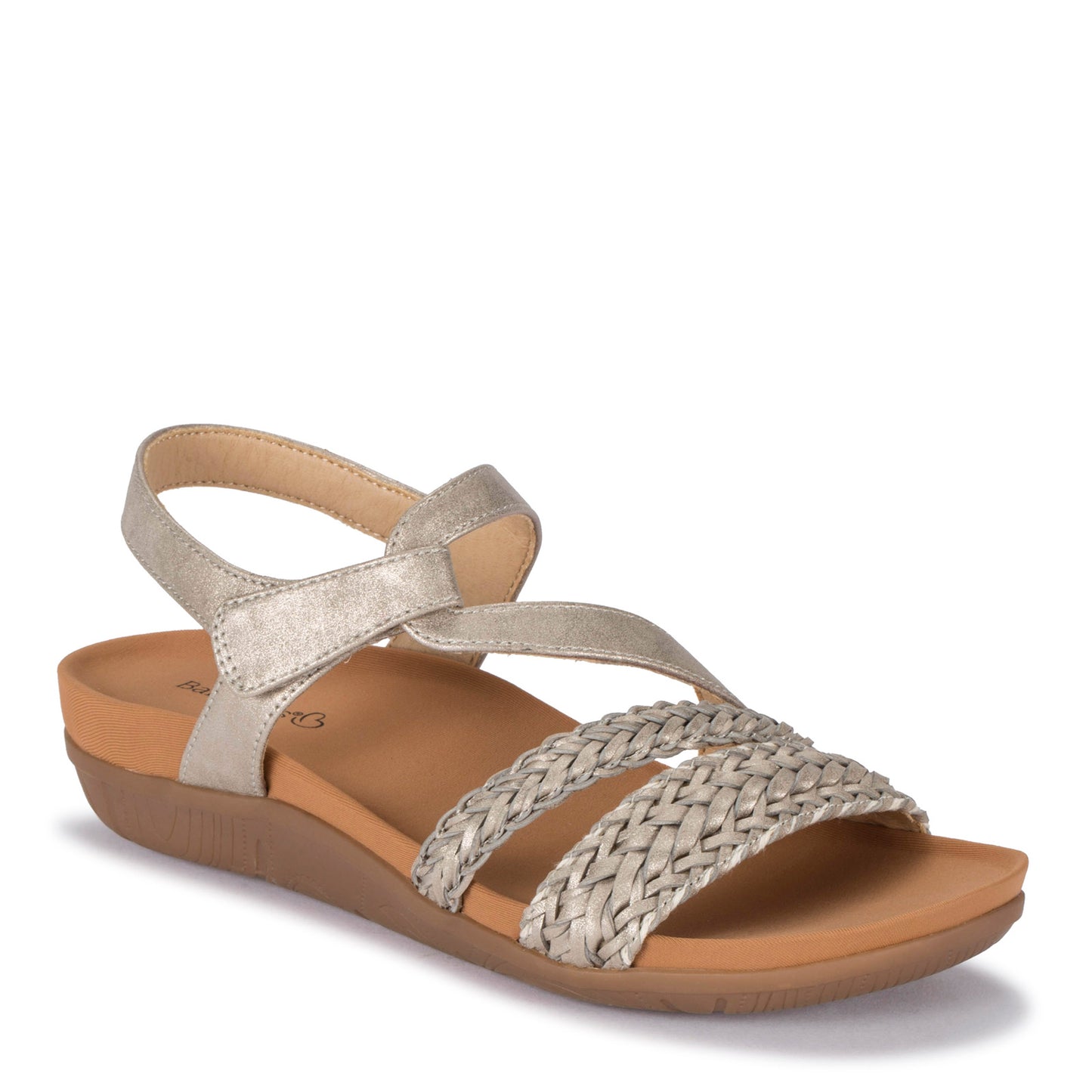 Peltz Shoes  Women's Baretraps Jalen Sandal Champagne BT27975