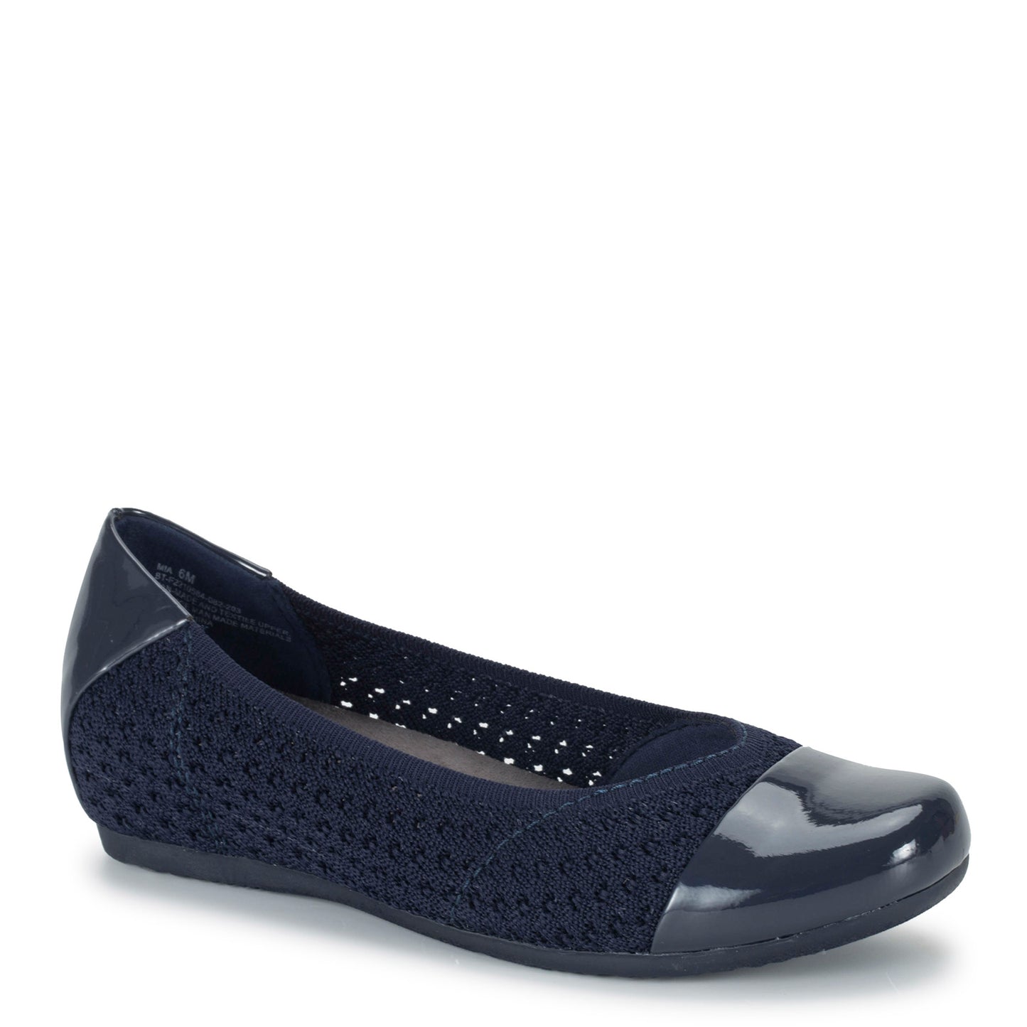 Peltz Shoes  Women's Baretraps Mia Flat NAVY BT29347