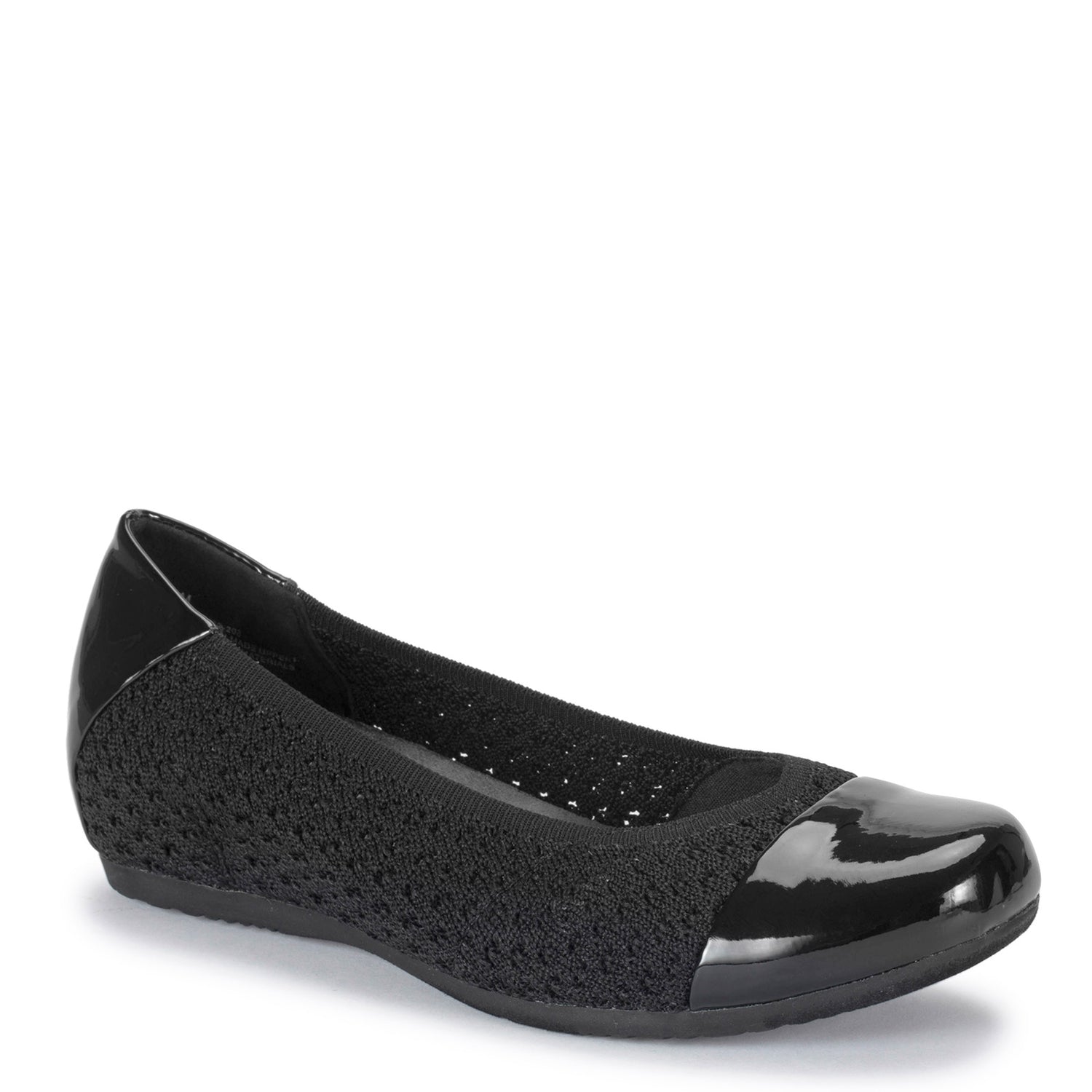 Peltz Shoes  Women's Baretraps Mia Flat BLACK BT29350