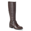 Peltz Shoes  Women's Baretraps Stratford Boot – Wide Calf Dark Brown BT30007WC