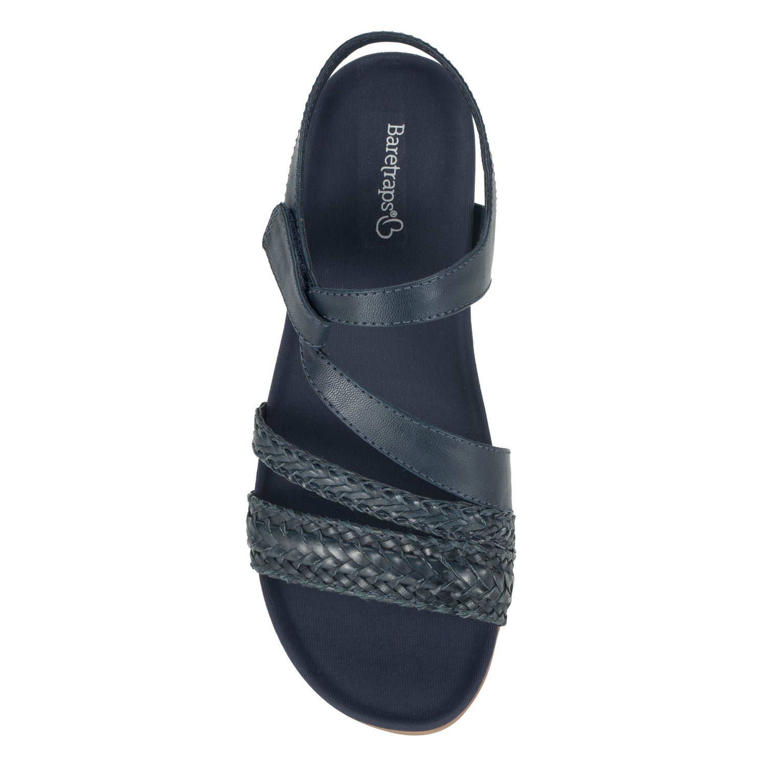 Peltz Shoes  Women's Baretraps Jalen Sandal navy BT30510