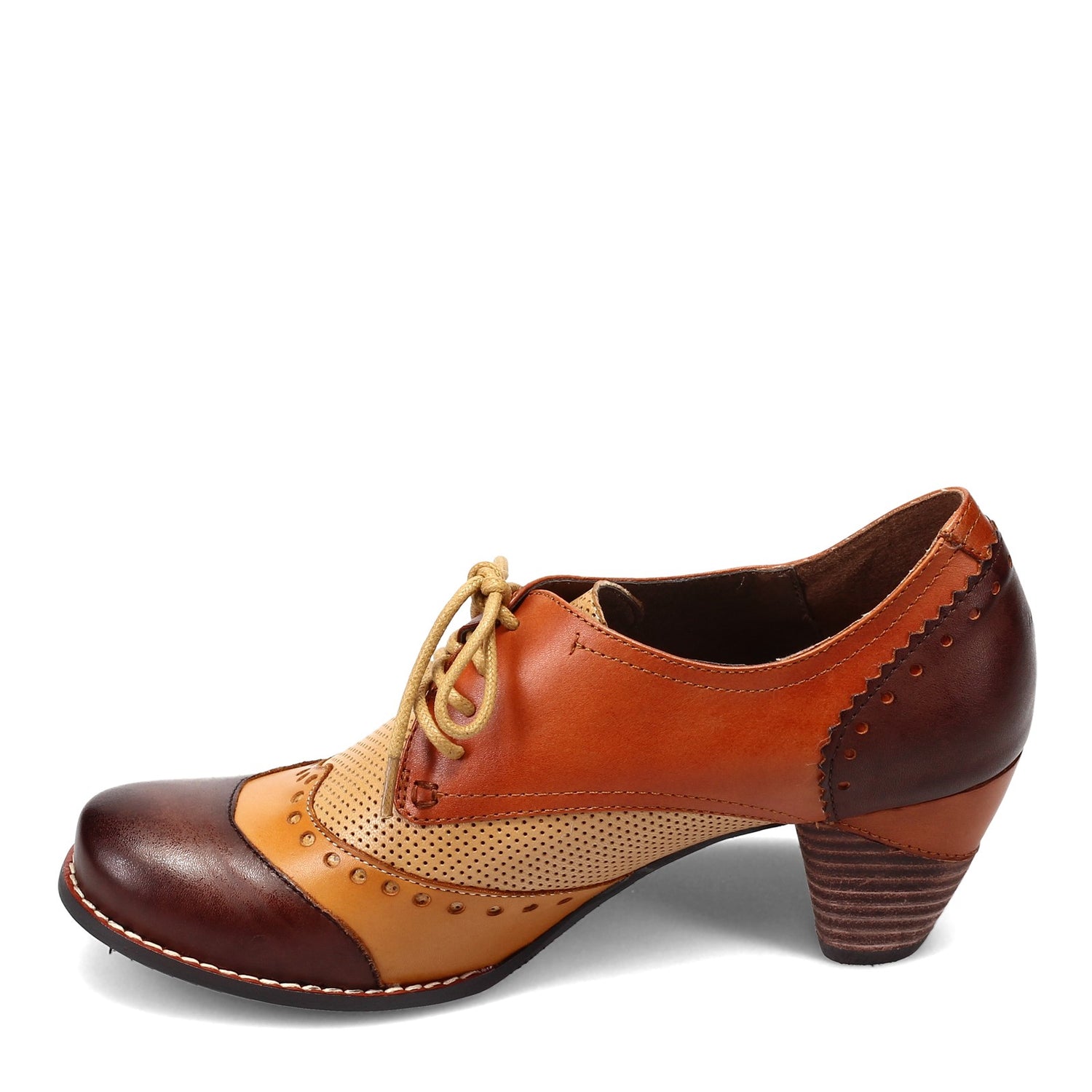Peltz Shoes  Women's L'Artiste By Spring Step Bardot Pump Brown BARDOT-BR
