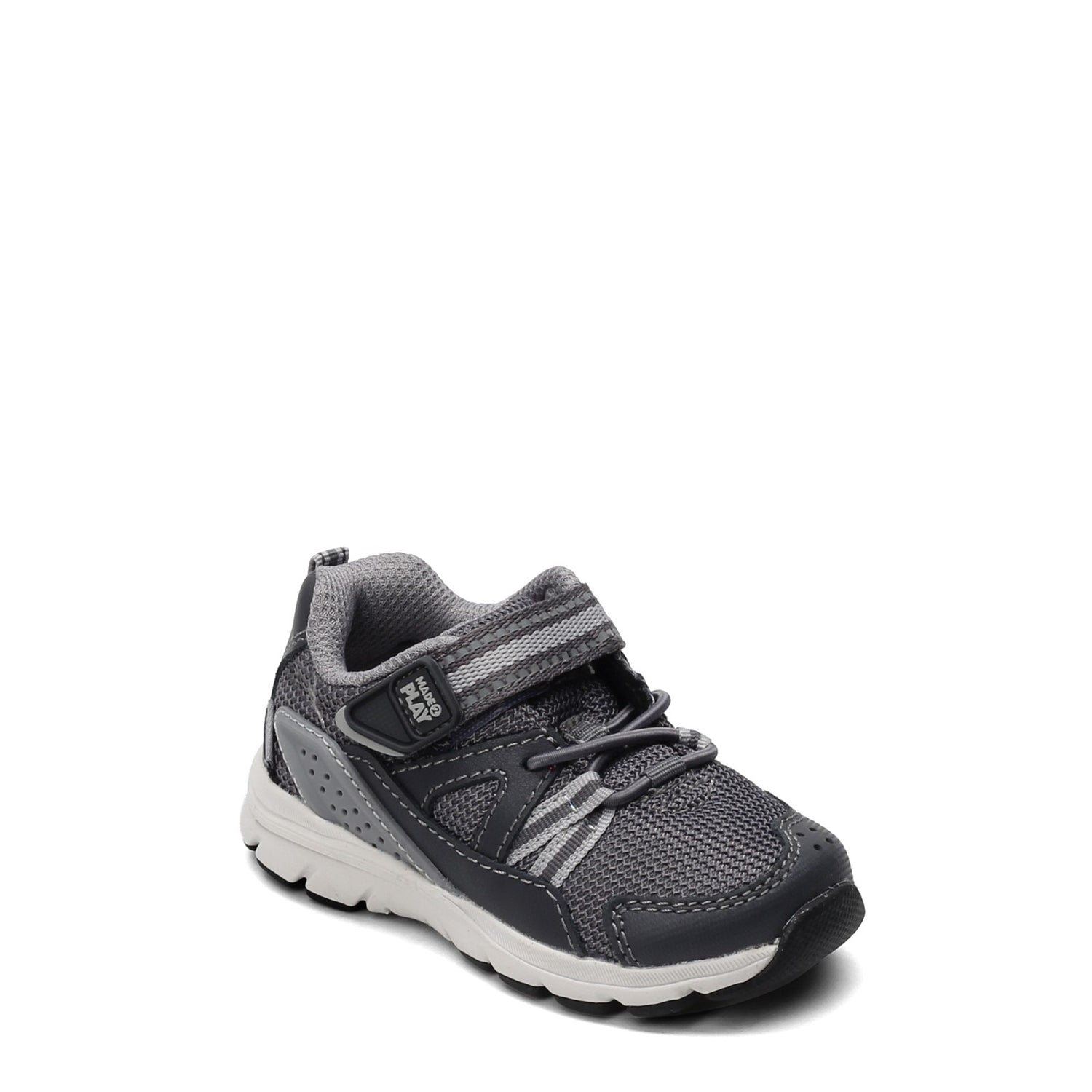Peltz Shoes  Boy's Stride Rite Journey Sneaker - Toddler GRAY BB009103
