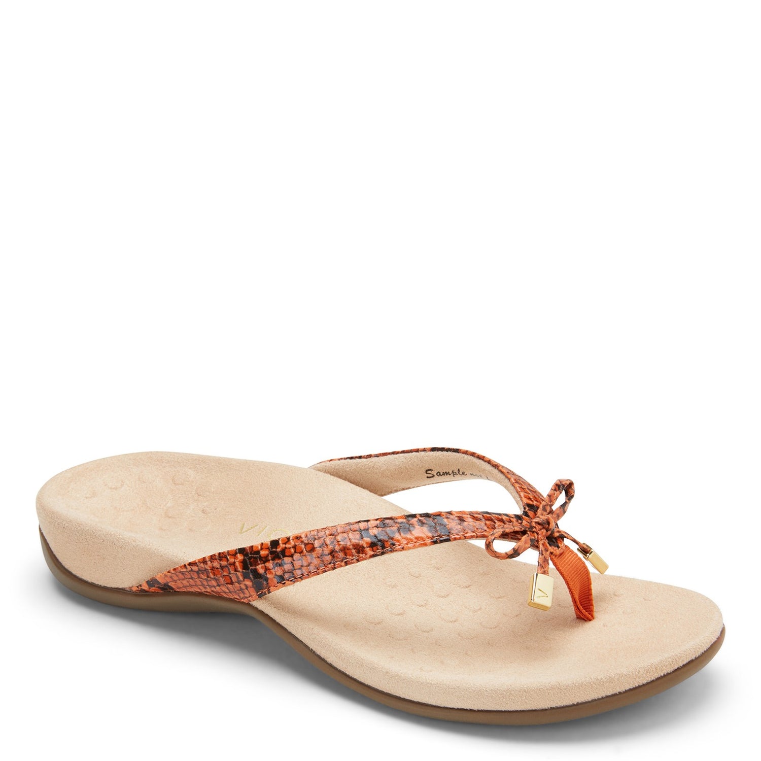 Peltz Shoes  Women's Vionic Bella II Sandal ORANGE MULTI BELLA II-CLMN