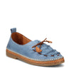 Peltz Shoes  Women's Spring Step Berna Slip-On Blue BERNA-BLU