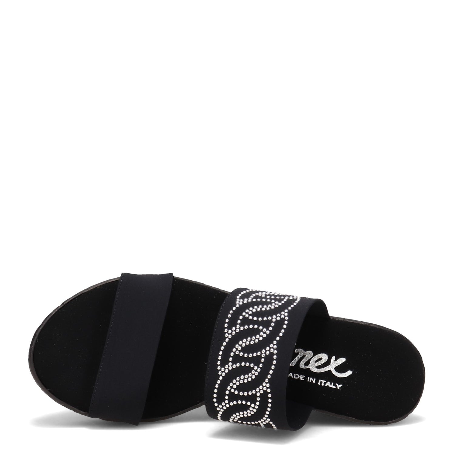 Peltz Shoes  Women's Onex Bernice Sandal BLACK BERNICE-BLACK