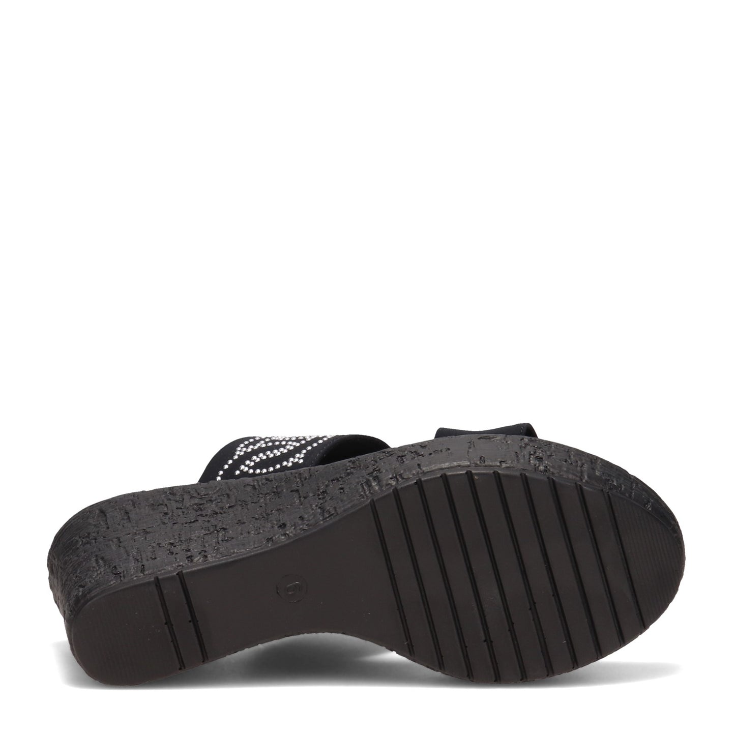 Peltz Shoes  Women's Onex Bernice Sandal BLACK BERNICE-BLACK