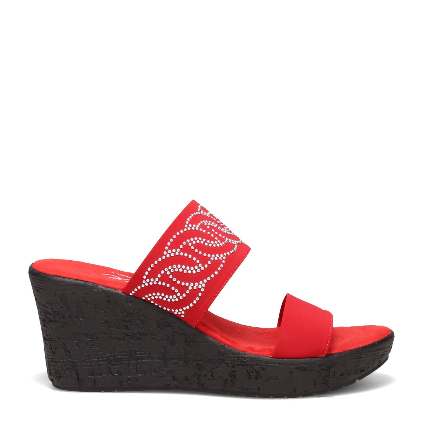 Peltz Shoes  Women's Onex Bernice Sandal RED BERNICE-RED