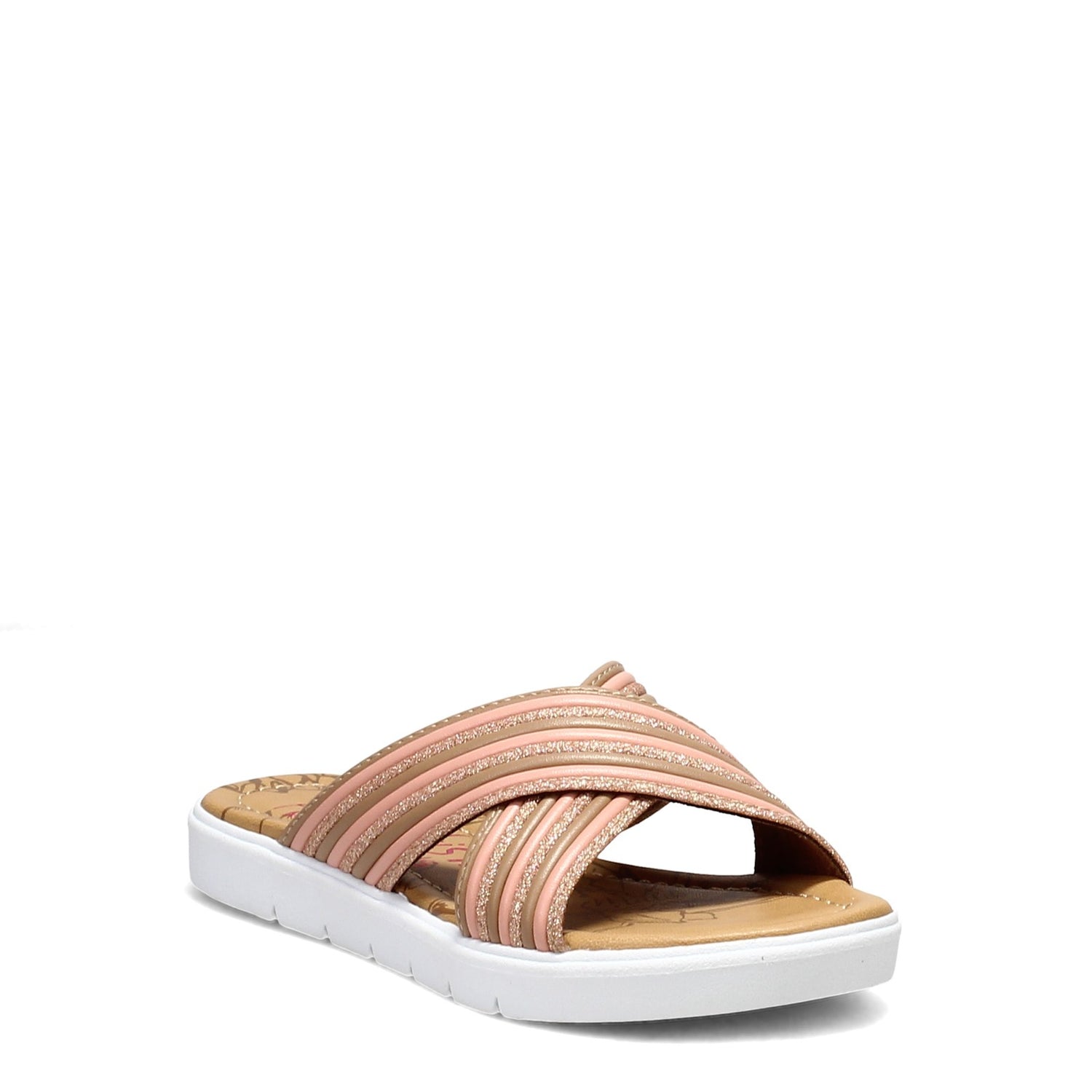 Peltz Shoes  Girl's Blowfish Malibu Kids Brielle Sandal - Little Kid & Big Kid ROSE GOLD BF-8934K 689