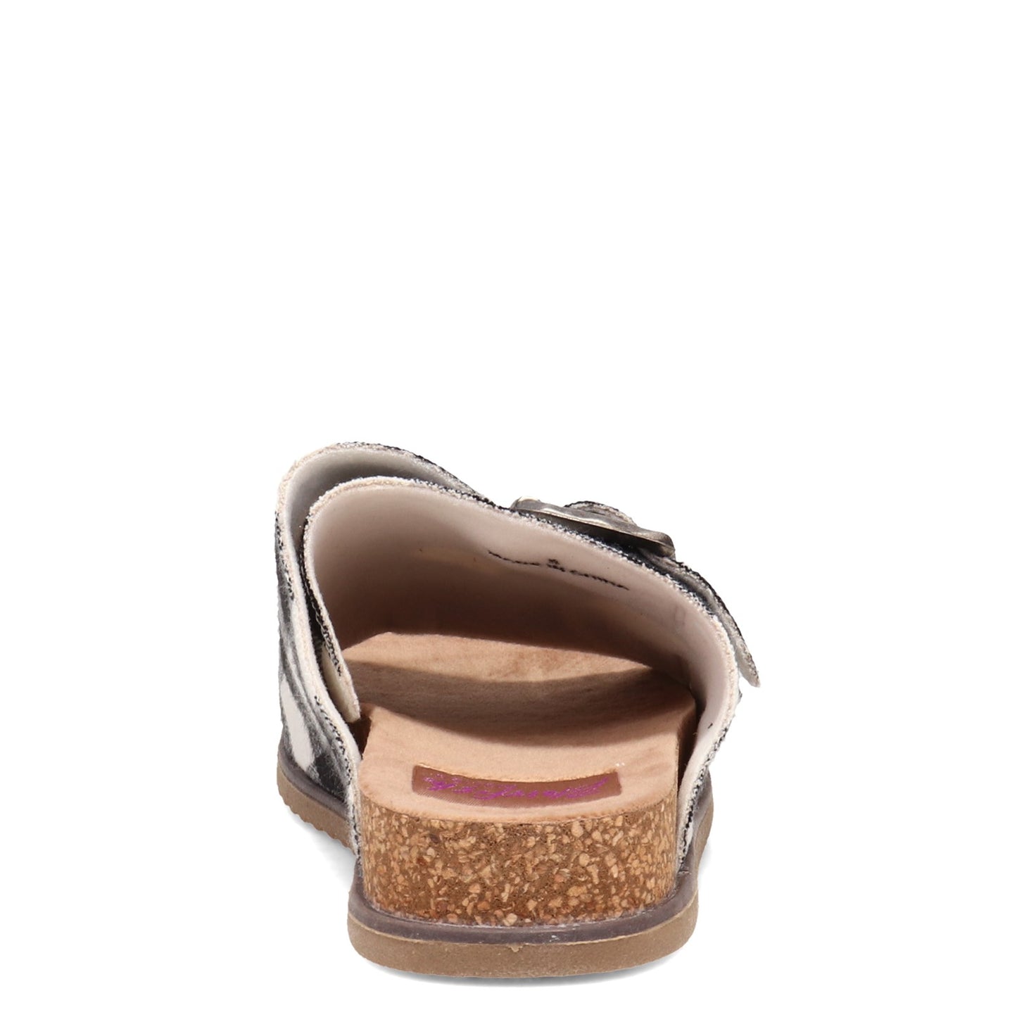 Peltz Shoes  Women's Blowfish Malibu Feelgoods Sandal BUFFALO CHECK GRAY B BF-9019-235