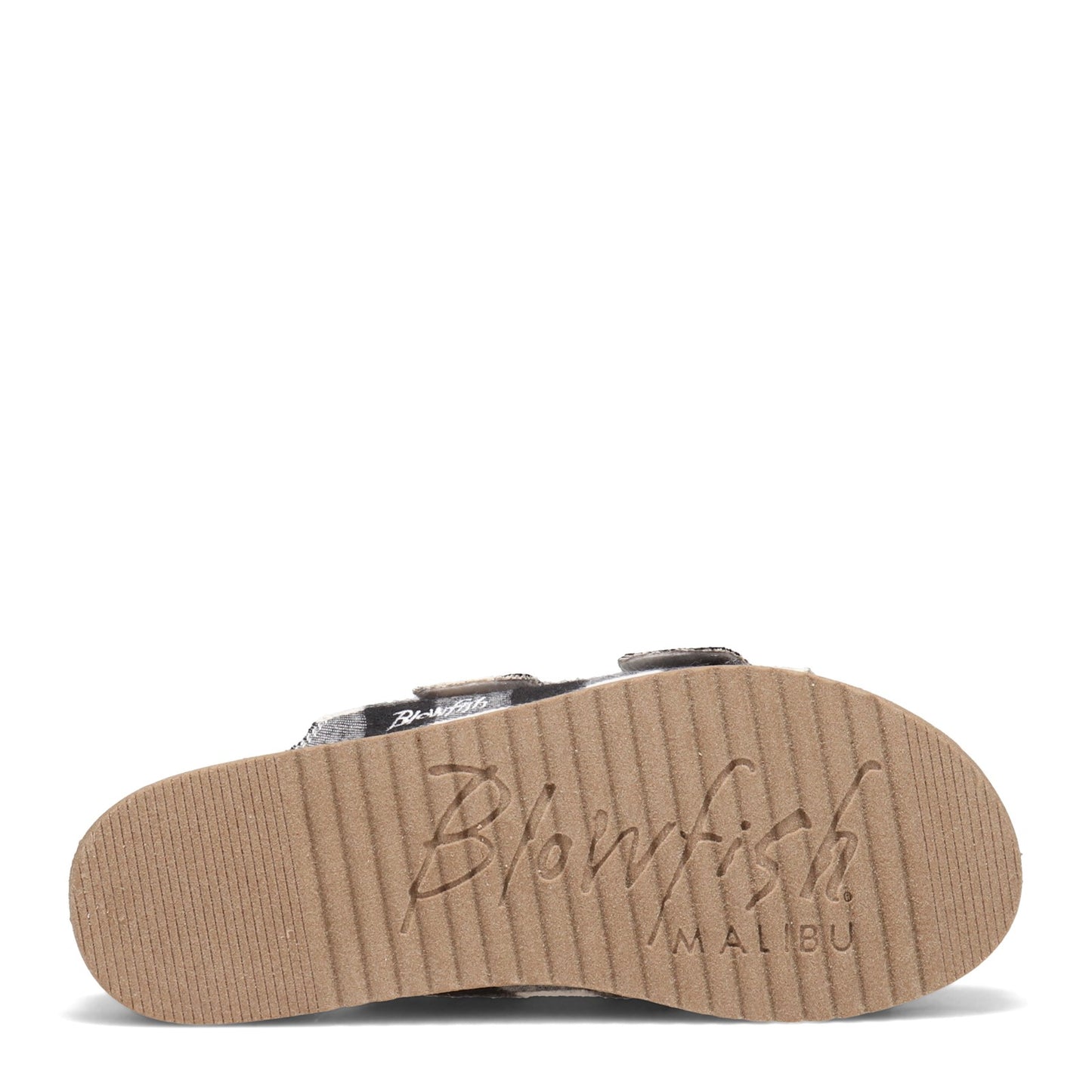 Peltz Shoes  Women's Blowfish Malibu Feelgoods Sandal BUFFALO CHECK GRAY B BF-9019-235