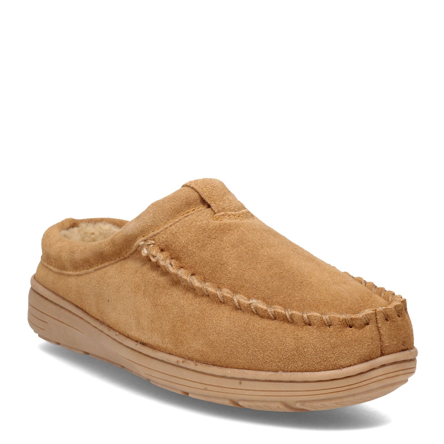Peltz Shoes  Men's Clarks Clog Slipper COGNAC BLM19021-917