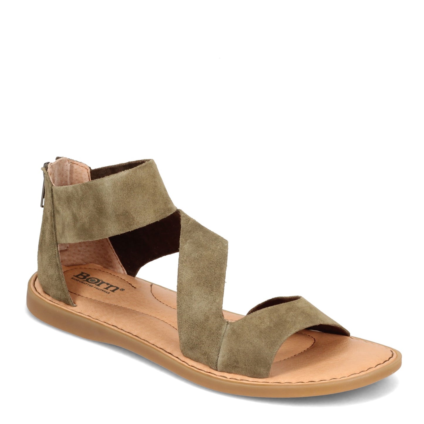 Peltz Shoes  Women's Born Irie Sandal Green BR0019329