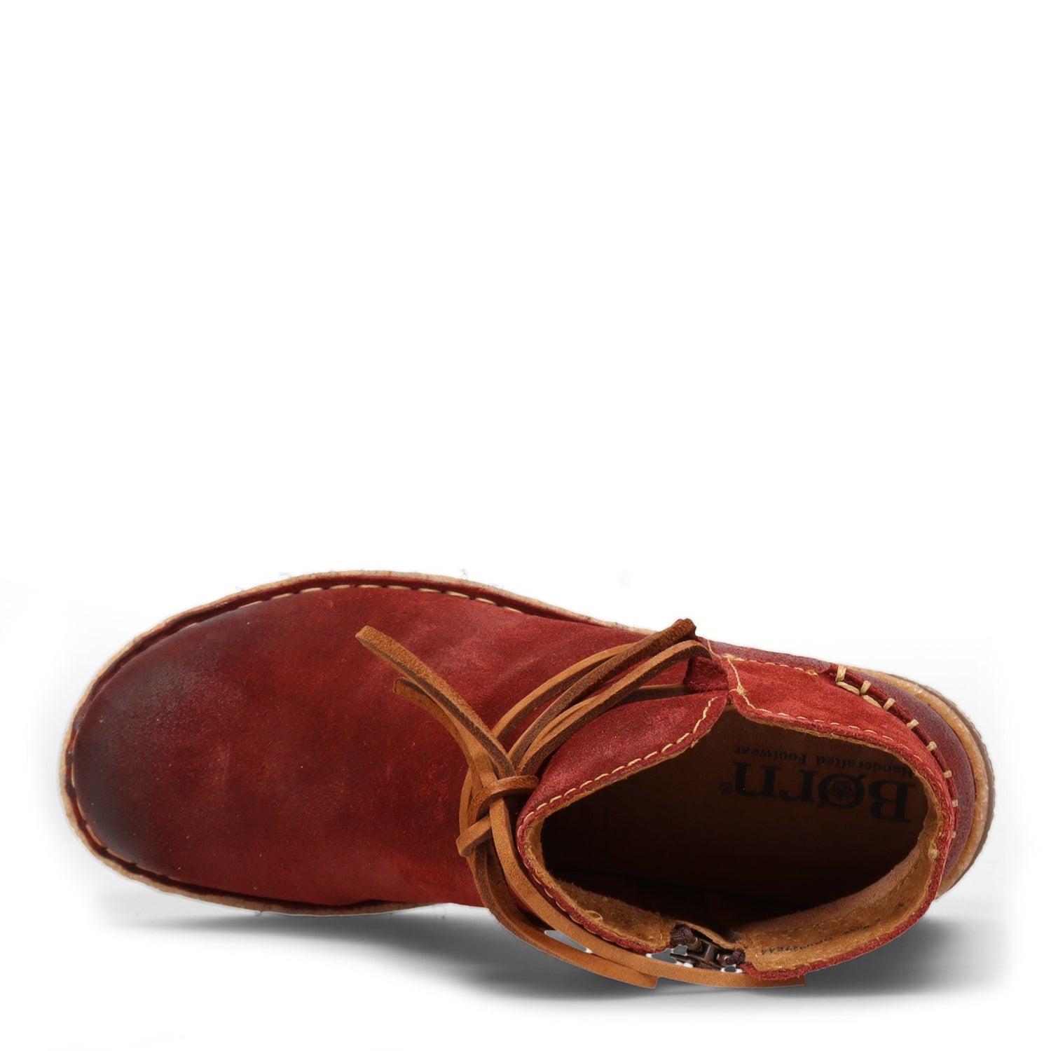 Peltz Shoes  Women's Born Calyn Boot Dark Red BR0027644