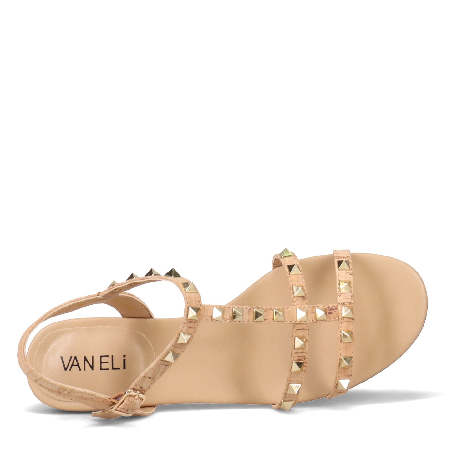 Peltz Shoes  Women's Vaneli Brunel Sandal CORK BRUNEL-CORK