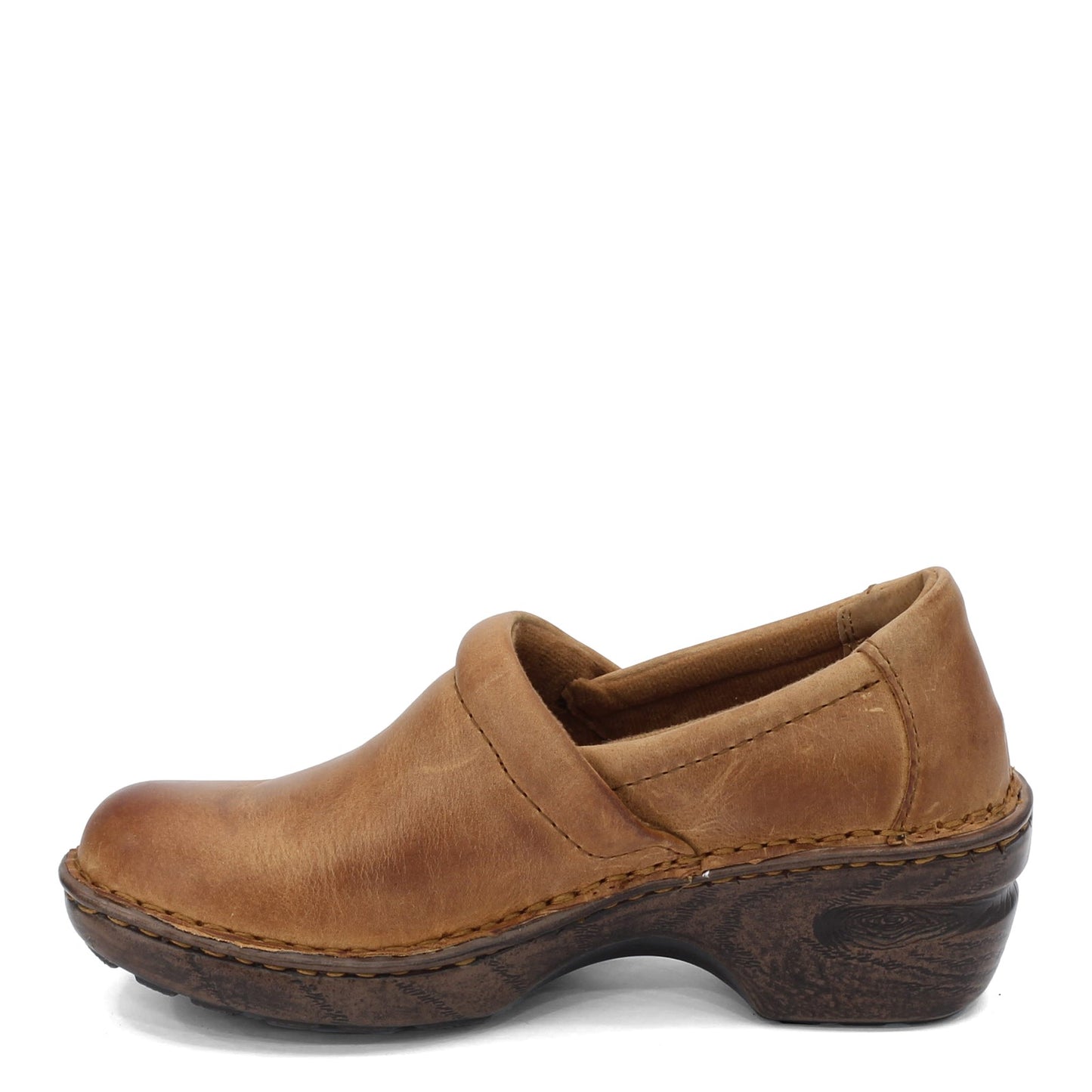 Peltz Shoes  Women's B.O.C Peggy Clog MOCHA C00002