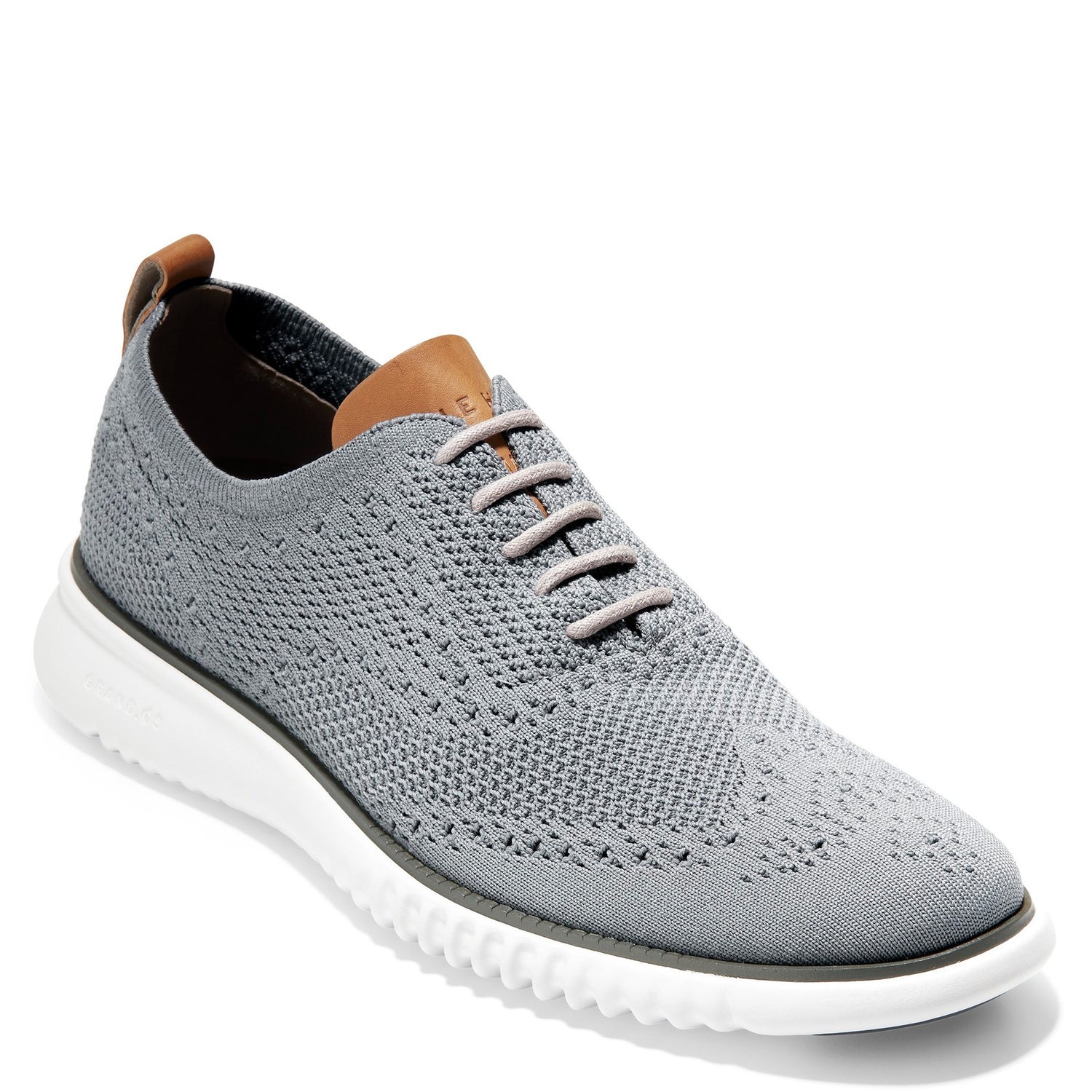 Peltz Shoes  Men's Cole Haan 2.ZER0GRAND Wingtip Oxford IRONSTONE C27947