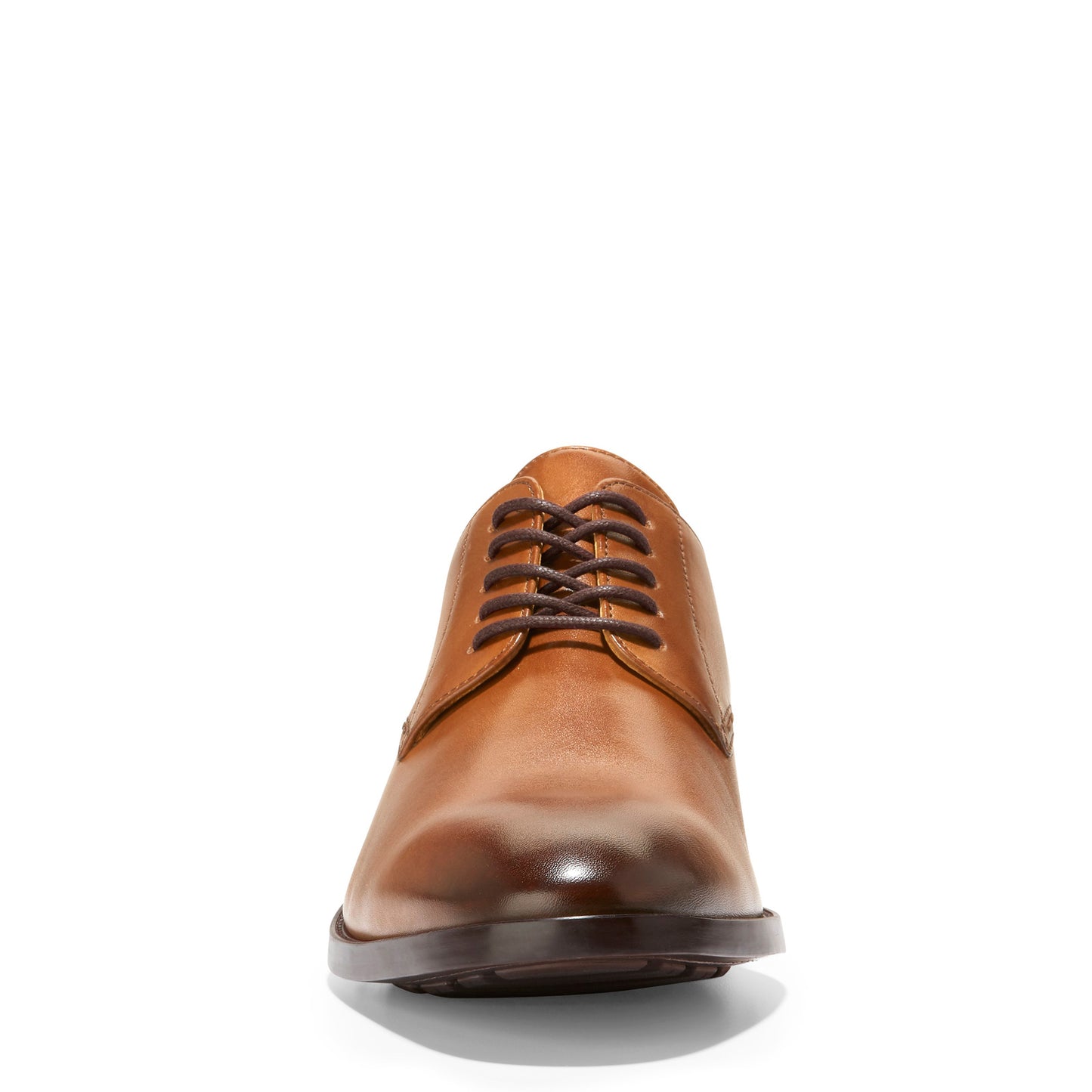 Peltz Shoes  Men's Cole Haan Hawthorne Plain Toe Oxford British Tan C32352