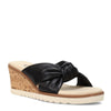 Peltz Shoes  Women's Cliffs by White Mountain Adrielle Sandal BLACK C32959-5