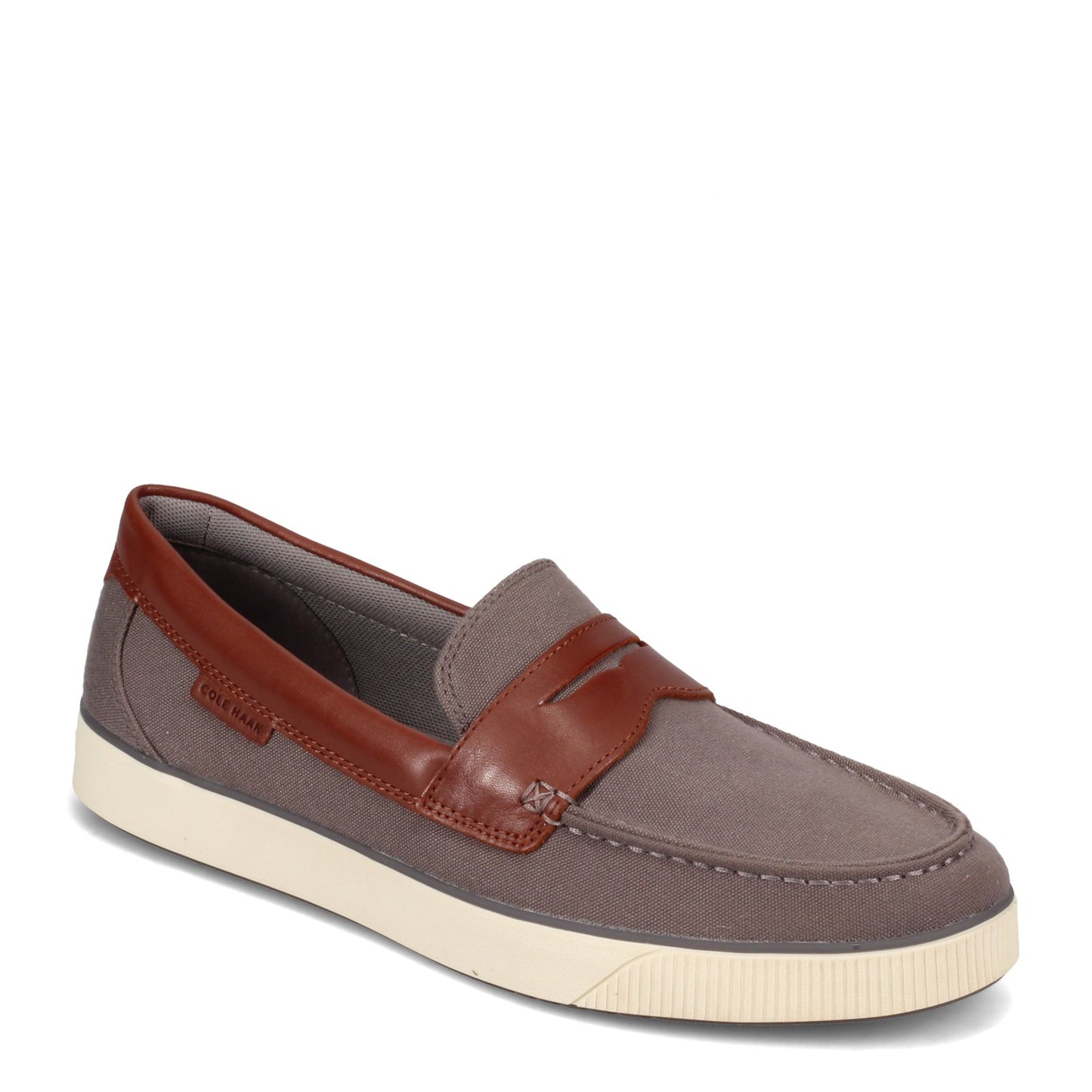Peltz Shoes  Men's Cole Haan Nantucket Loafer II Penny Loafer GREY BROWN C33800