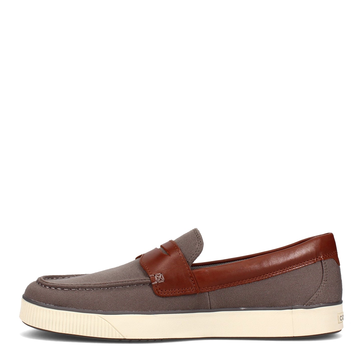 Peltz Shoes  Men's Cole Haan Nantucket Loafer II Penny Loafer GREY BROWN C33800