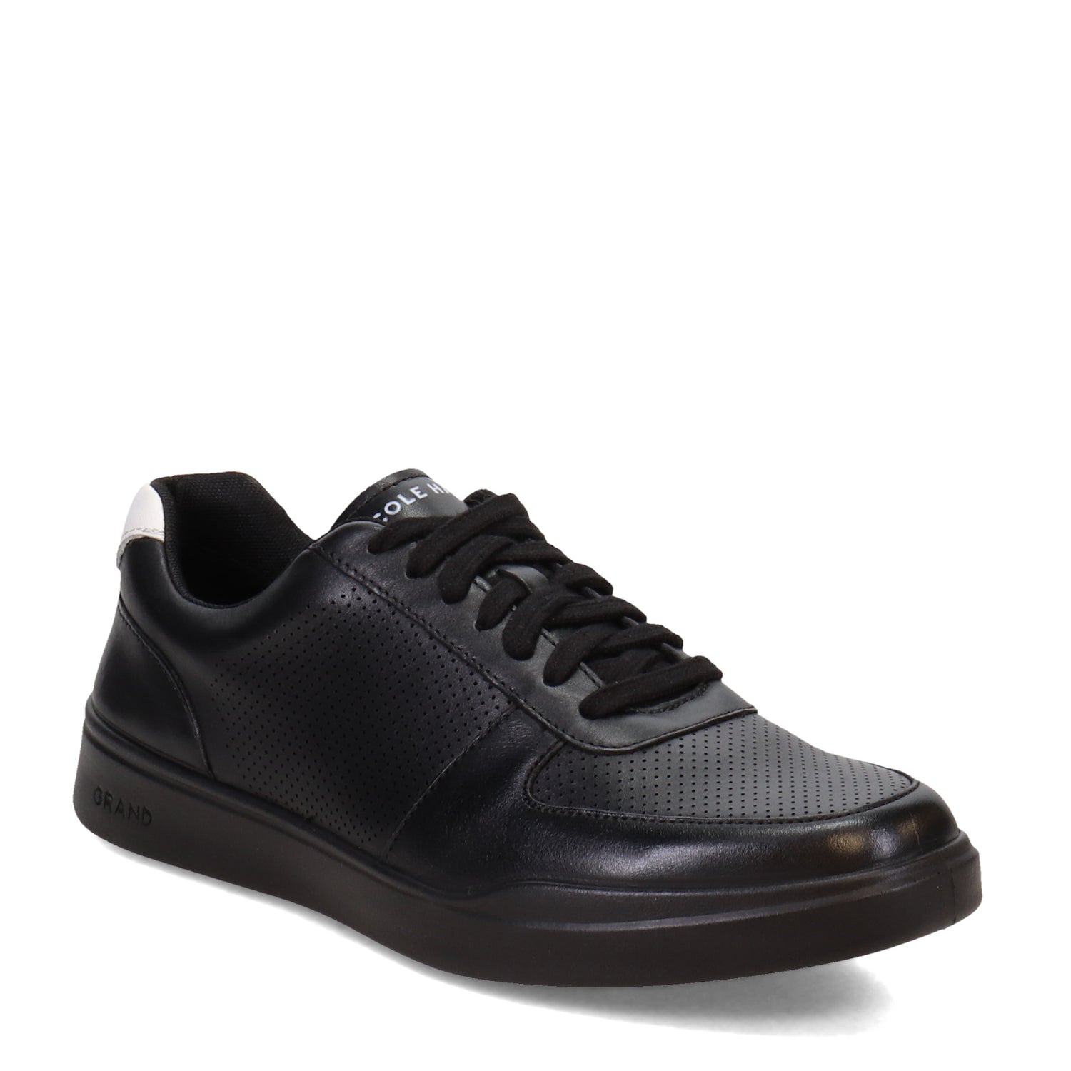 Peltz Shoes  Men's Cole Haan Grand Crosscourt Modern Perf Sneaker BLACK-BLK C33989