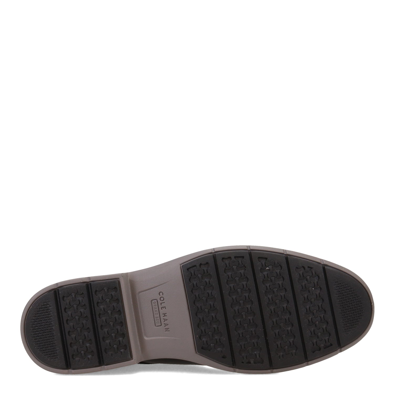 Peltz Shoes  Men's Cole Haan Go-To Plain Toe Oxford BLACK GRAY C34123