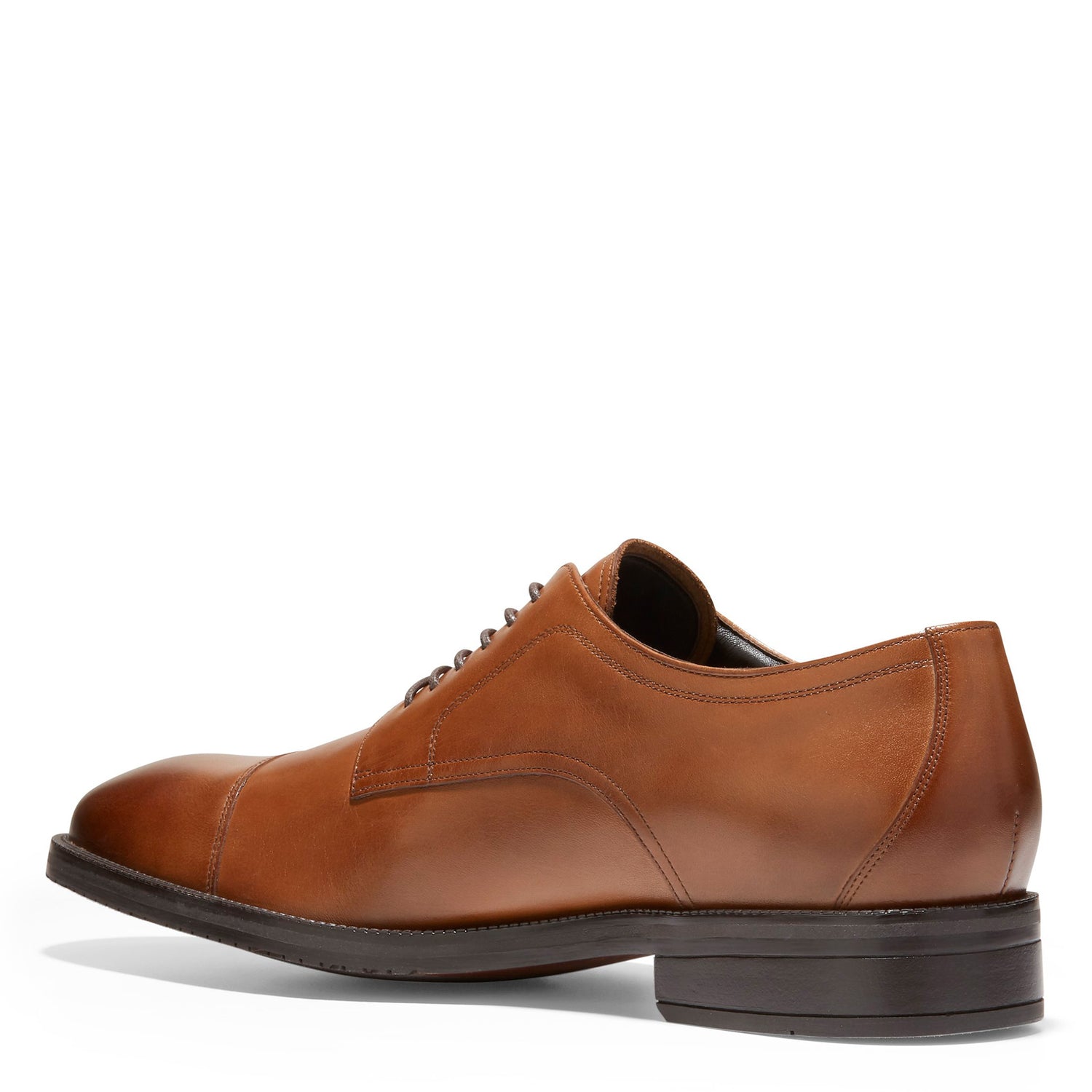 Peltz Shoes  Men's Cole Haan Modern Essential Cap Toe Oxford BRITISH TAN C34138
